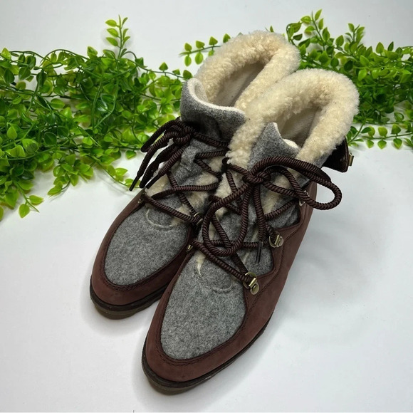 Sorel Sneakchic Alpine Boot Red Gray Size 8 - Picture 2 of 11